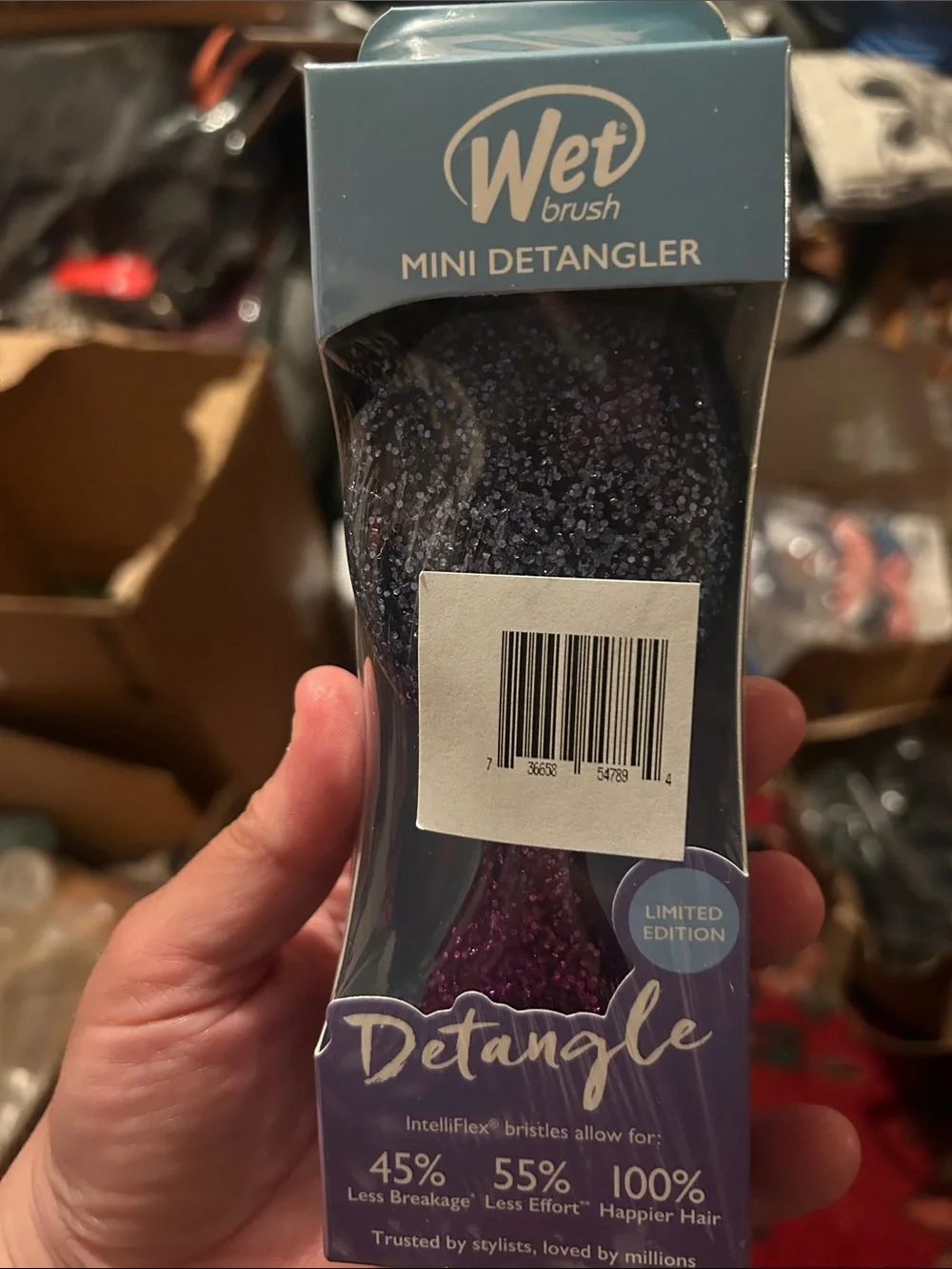 Mini Detangler - Purple/Blue